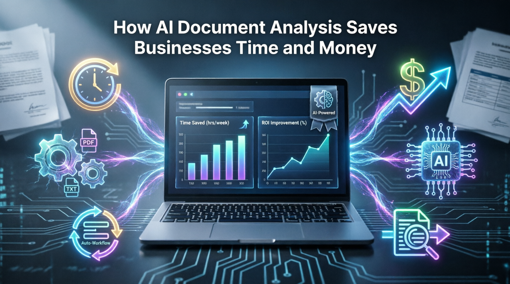 How AI document analysis saves businesses time and money